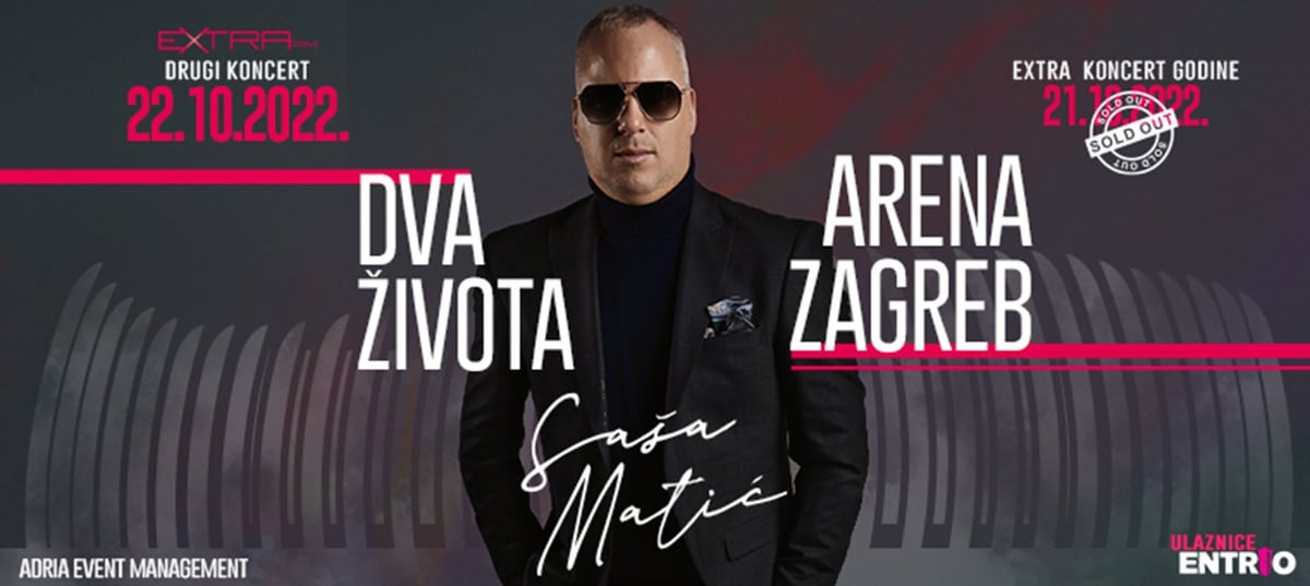 EXTRA KONCERT GODINE: Saša Matić - Dva života - DRUGI DAN