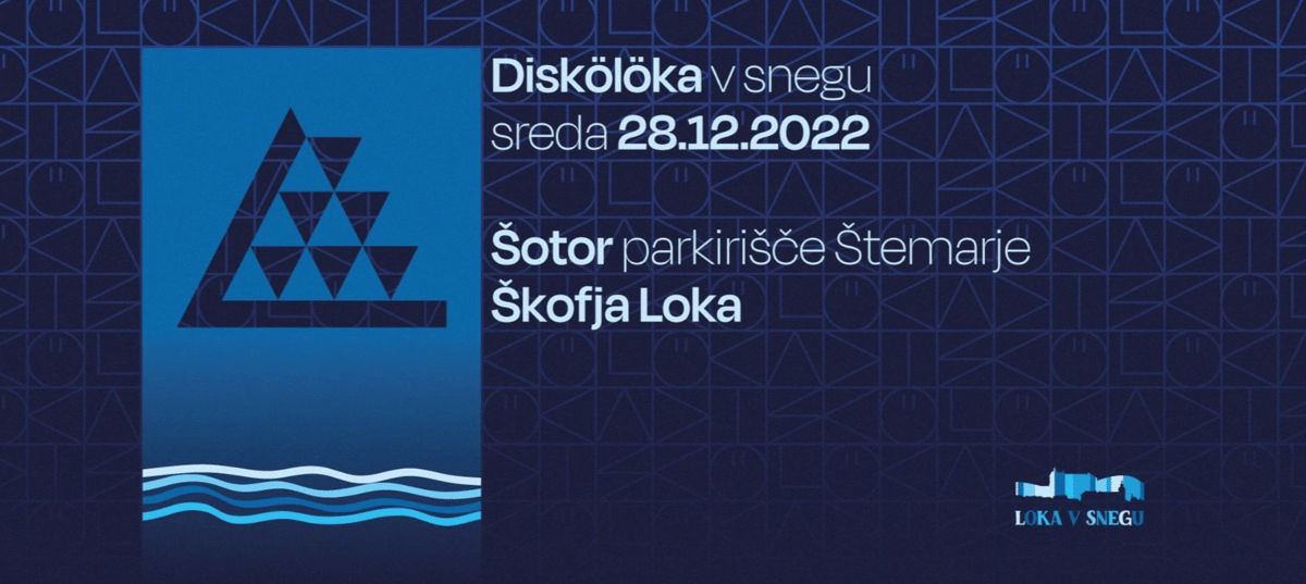 Diskoloka v snegu