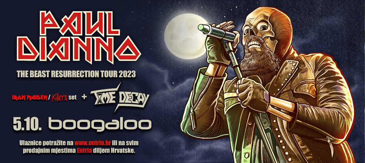 Paul Di'Anno - The Beast Resurrection Tour 2023 + Time Decay