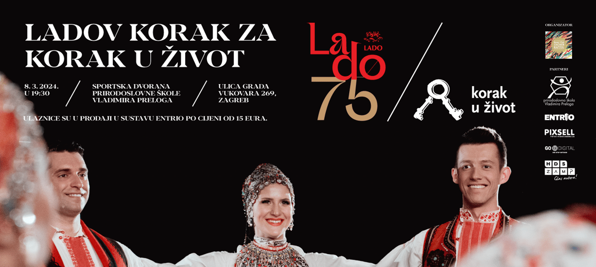 Humanitarni koncert Ladov korak za Korak u život