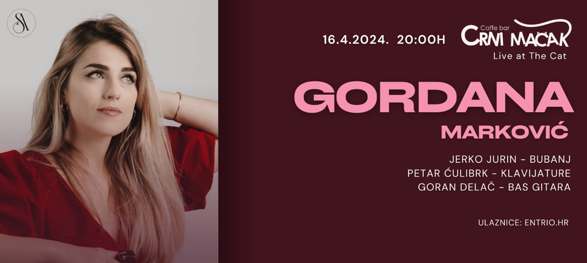 Gordana Marković - Crni Mačak 16.4.2024.