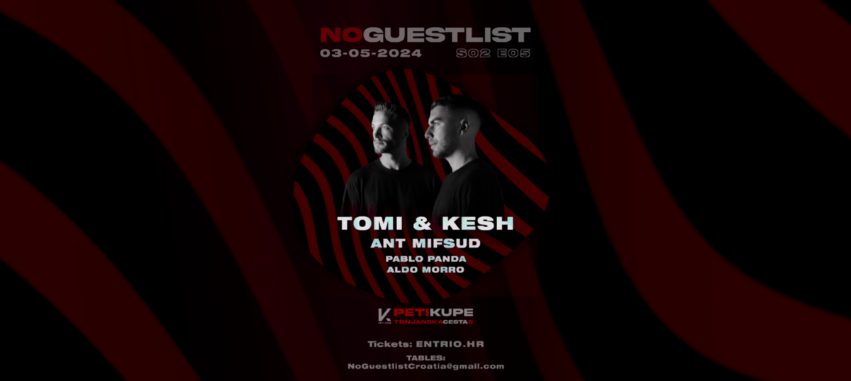 NoGuestlist invites Tomi & Kesh at Peti Kupe | S02 • EP05