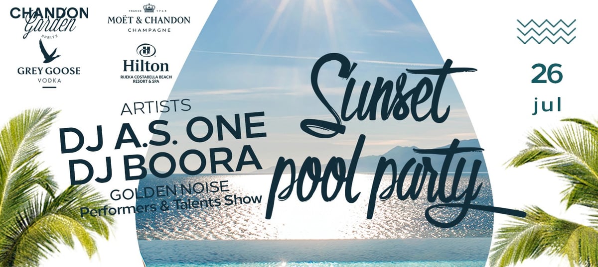 Sunset Pool Party - Hilton Costabella