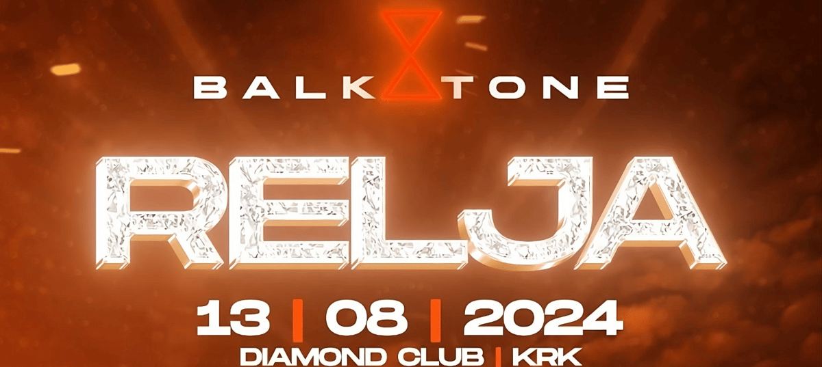 RELJA live @ DIAMOND club, KRK - 13.08.2024. pwrd. by BALKATONE