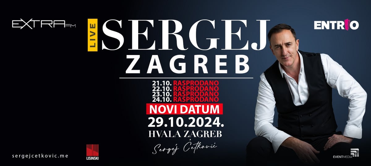 Sergej Ćetković u Lisinskom - peti dan 29/10/2024