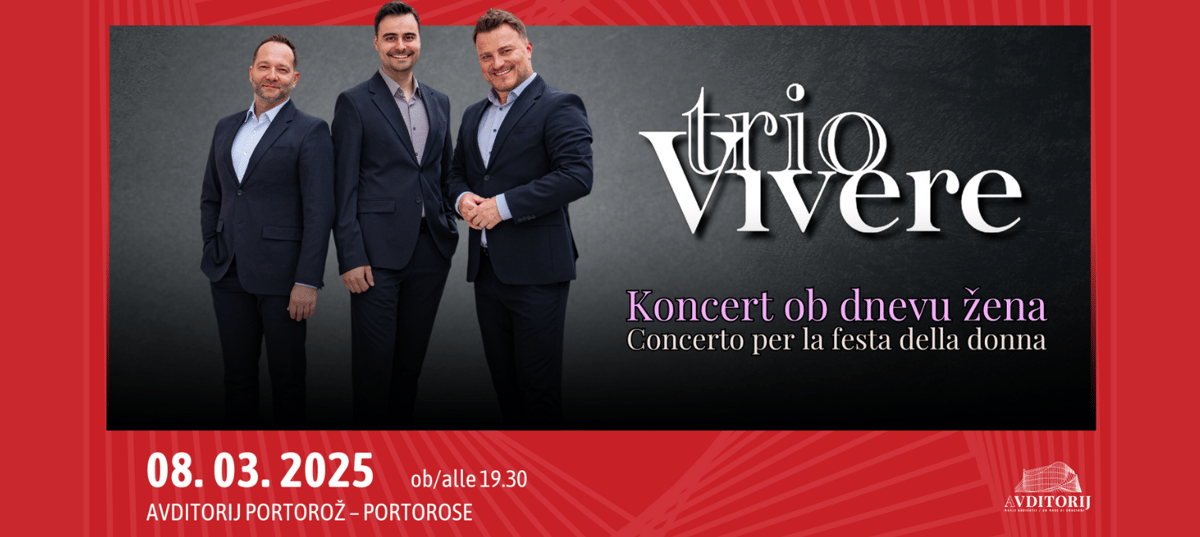 Koncert ob dnevu žena: Trio Vivere s spremljevalno skupino