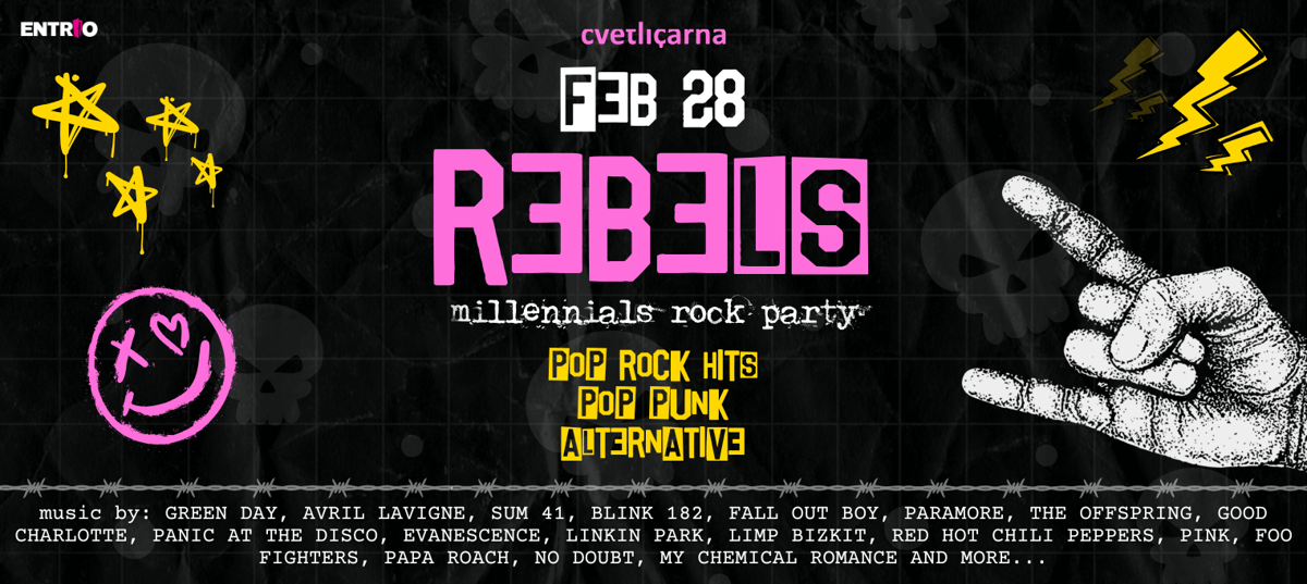 REBELS (Millenials Rock Party) - 28. Februar 2025