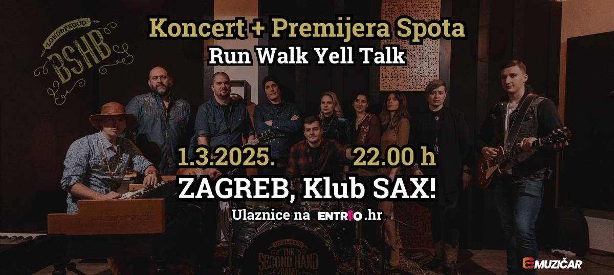Bosak & The Second Hand Band @ Klub Sax!, Zagreb
