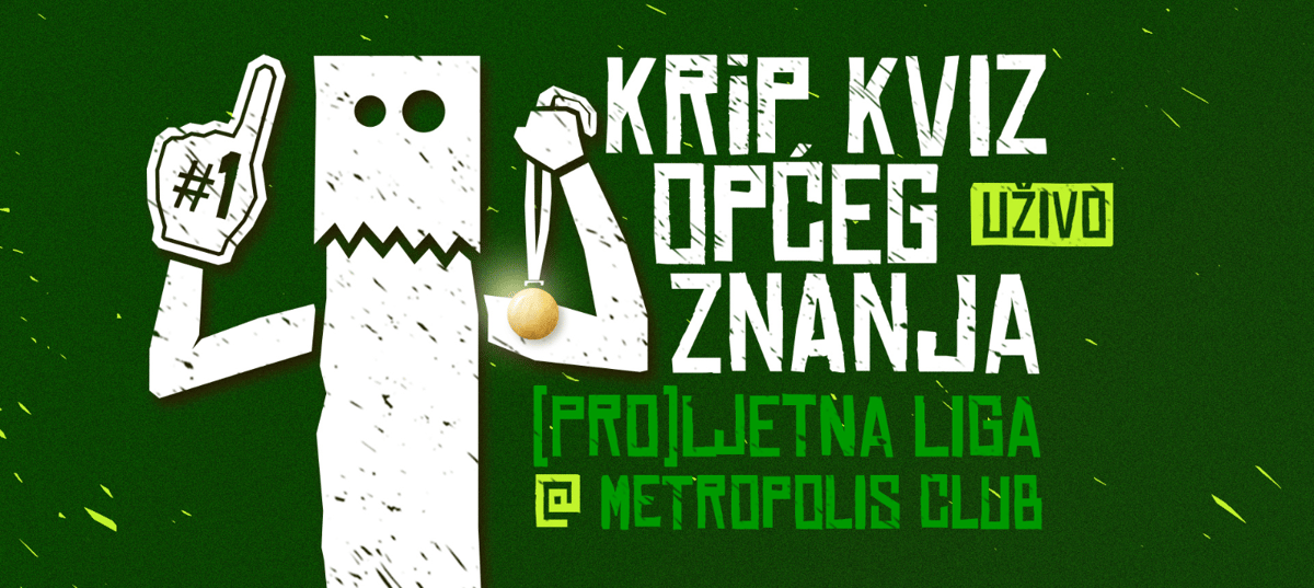 KRiP: kviz općeg znanja - Pro(ljetna) liga @Metropolis