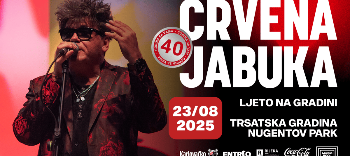 CRVENA JABUKA U RIJECI! - 40 godina - Trsatska gradina