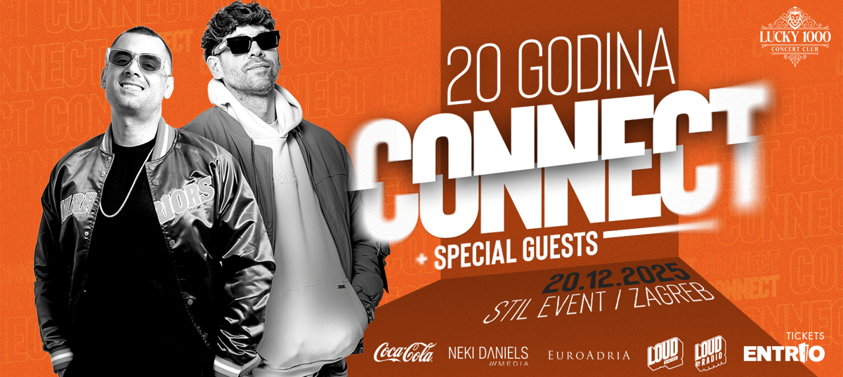 LUCKY 1000 KONCERT CLUB PREDSTAVLJA: CONNECT 20 GODINA
