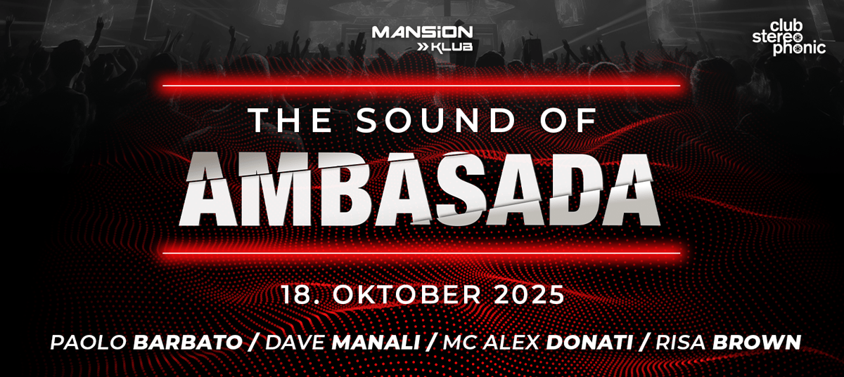 The Sound Of Ambasada w. Paolo Barbato, Dave Manali, MC Alex Donati
