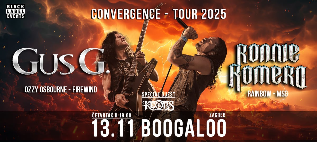 GUS G & RONNIE ROMERO - CONVERGENCE TOUR 2025