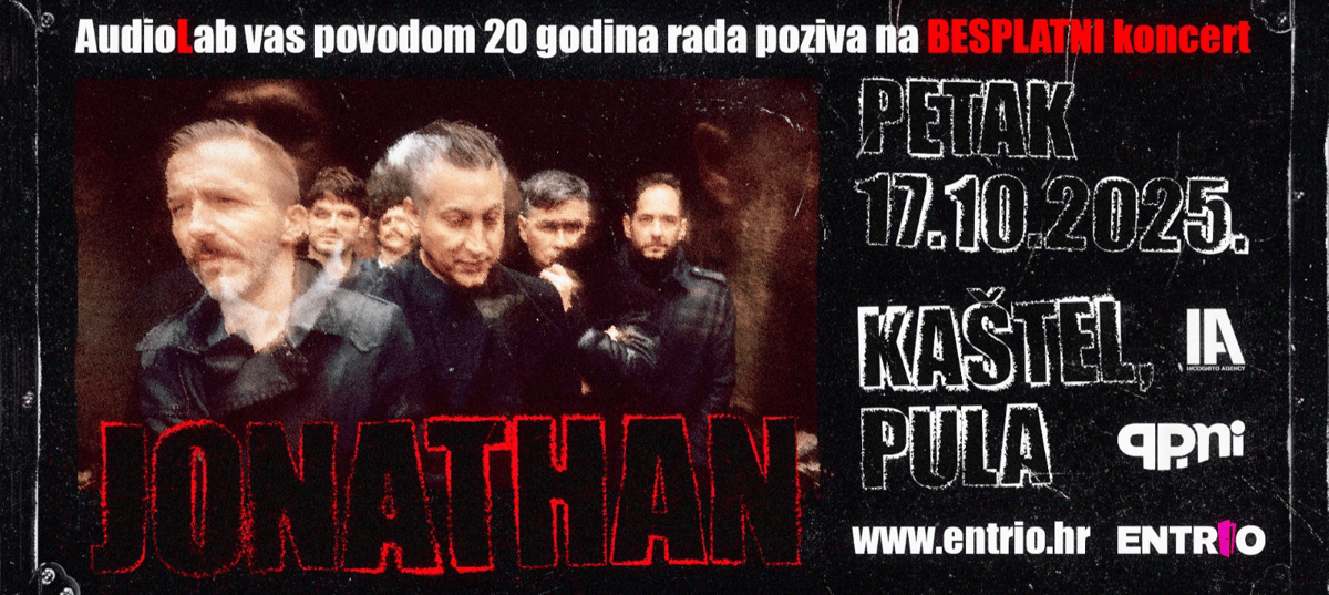 Jonathan u Puli - besplatan koncert!