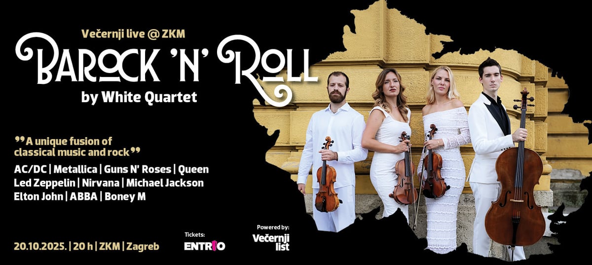 Večernji live @ ZKM - BAROCK 'N' ROLL by White Quartet