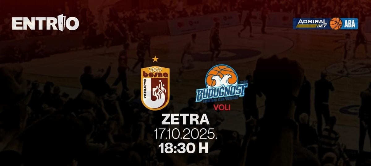 ABA liga: KK Bosna BH Telecom - KK Budućnost VOLI Podgorica