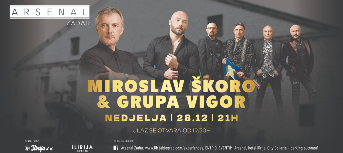 Miroslav Škoro i grupa Vigor u Arsenalu!