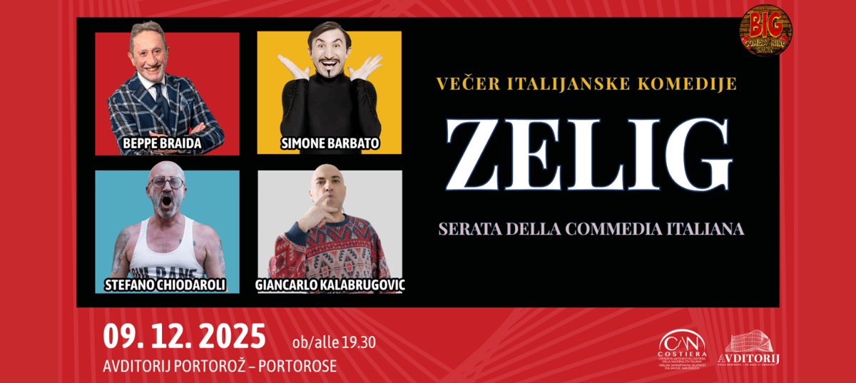 Večer italijanske komedije / Serata della commedia italiana ZELIG
