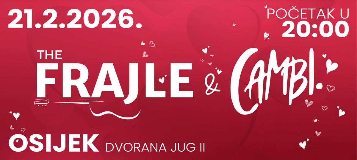MJESEC LJUBAVI uz The Frajle i Grupu CAMBI.