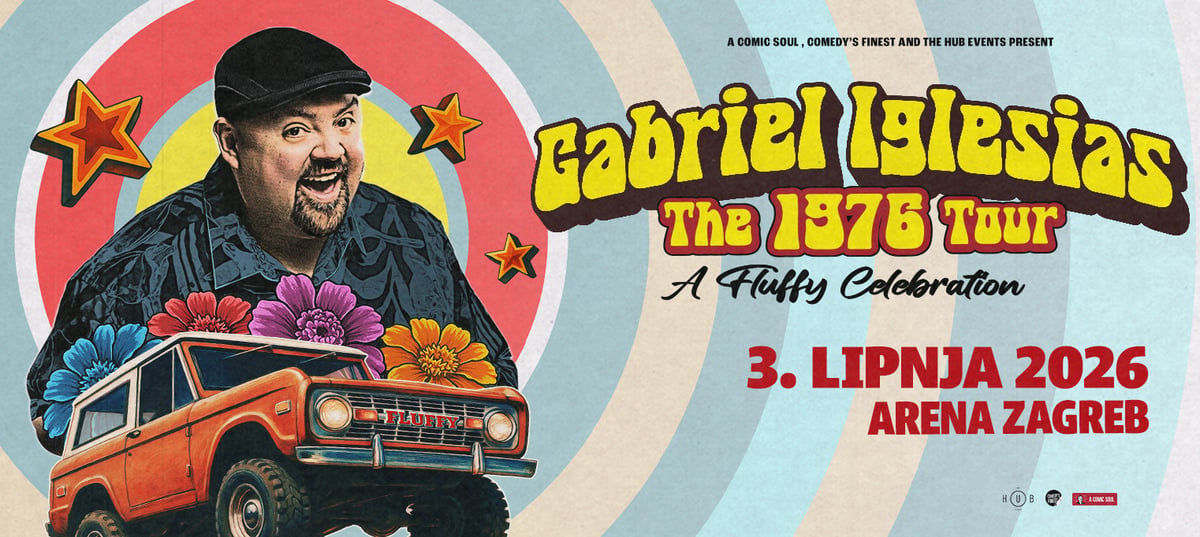 Tickets for GABRIEL IGLESIAS THE 1976 TOUR, Arena Zagreb, Zagreb