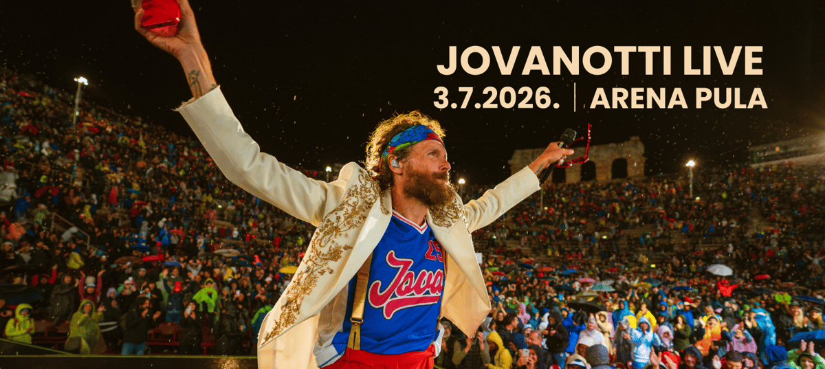 JOVANOTTI live - Arena Pula 3.7.2026.