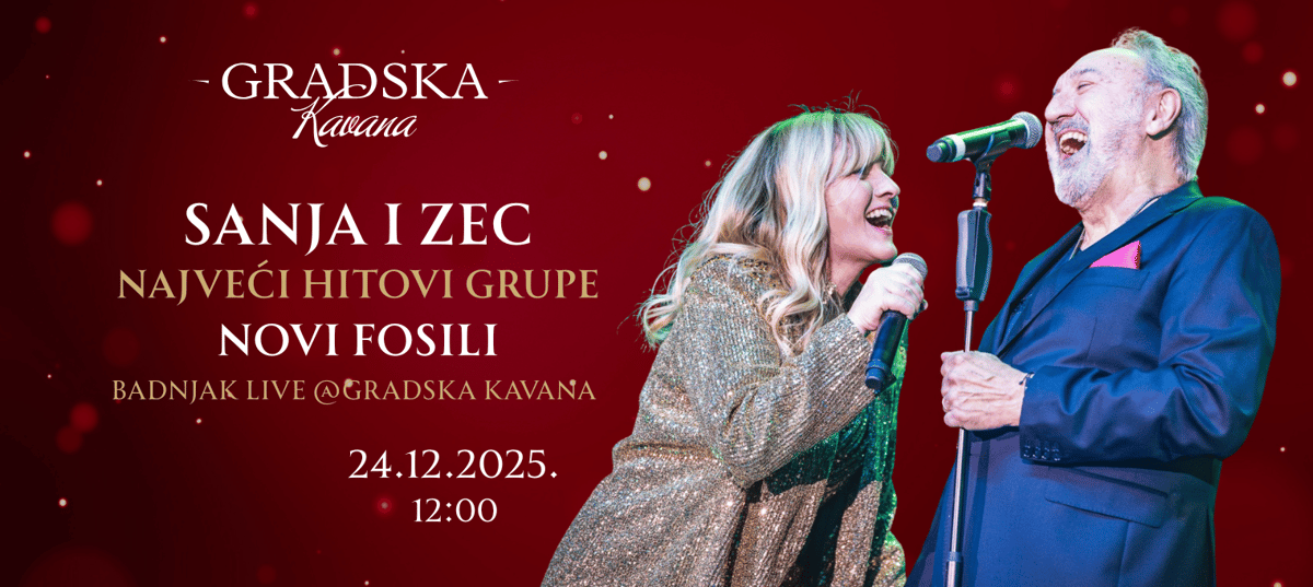 Badnjak uz hitove Novih Fosila - Sanja i Zec LIVE