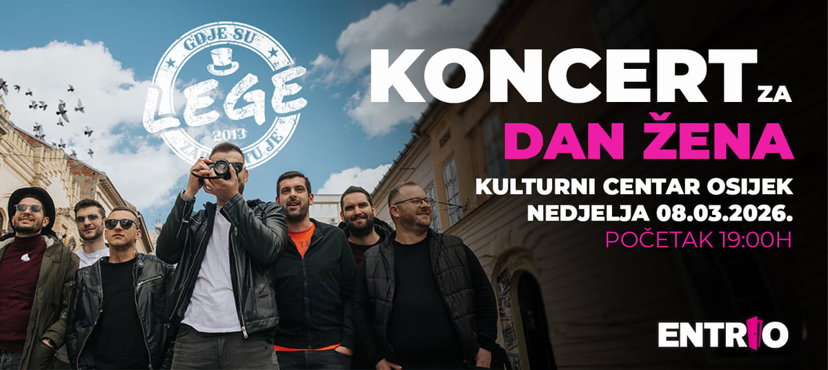 LEGE - KONCERT DAN ŽENA | PROMOCIJA ALBUMA FOTKA MOGA GRADA |