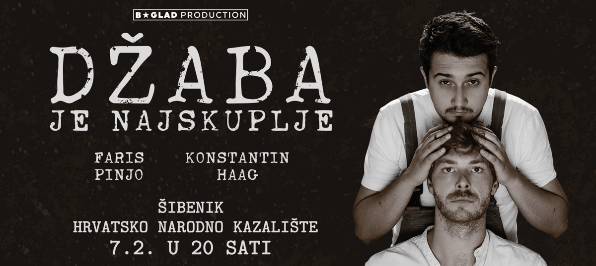 DŽABA JE NAJSKUPLJE, komedija, Šibenik
