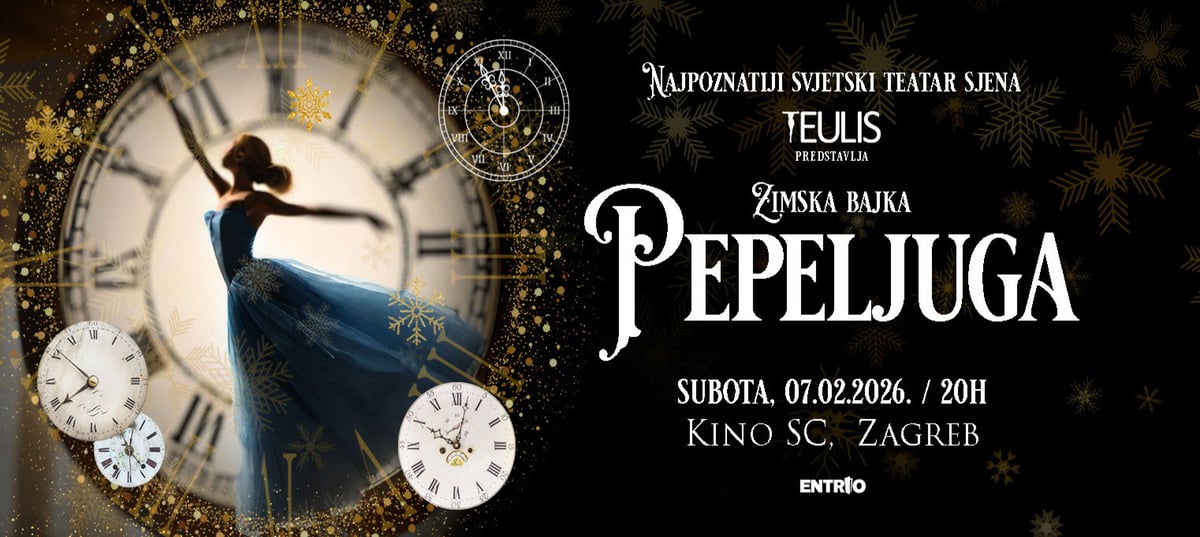 Zimska bajka Pepeljuga u izvedbi teatra Teulisa iz Ukrajine!