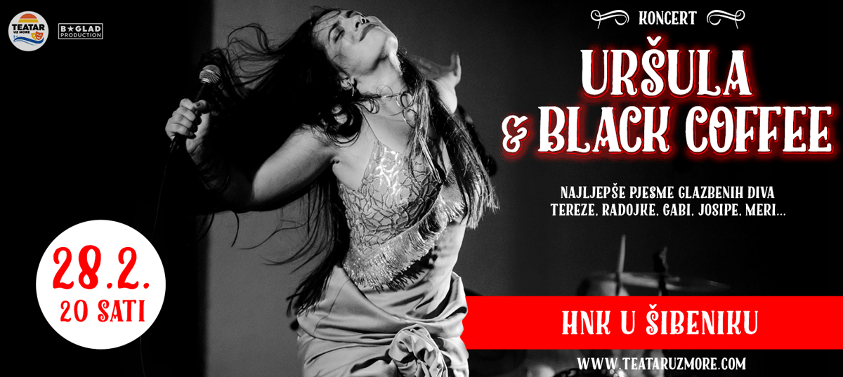 URŠULA & BLACK COFFEE, koncert, Šibenik