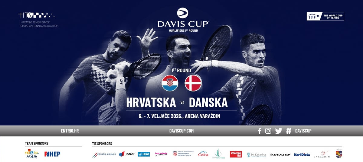 Davis cup: Hrvatska - Danska - Dan 1