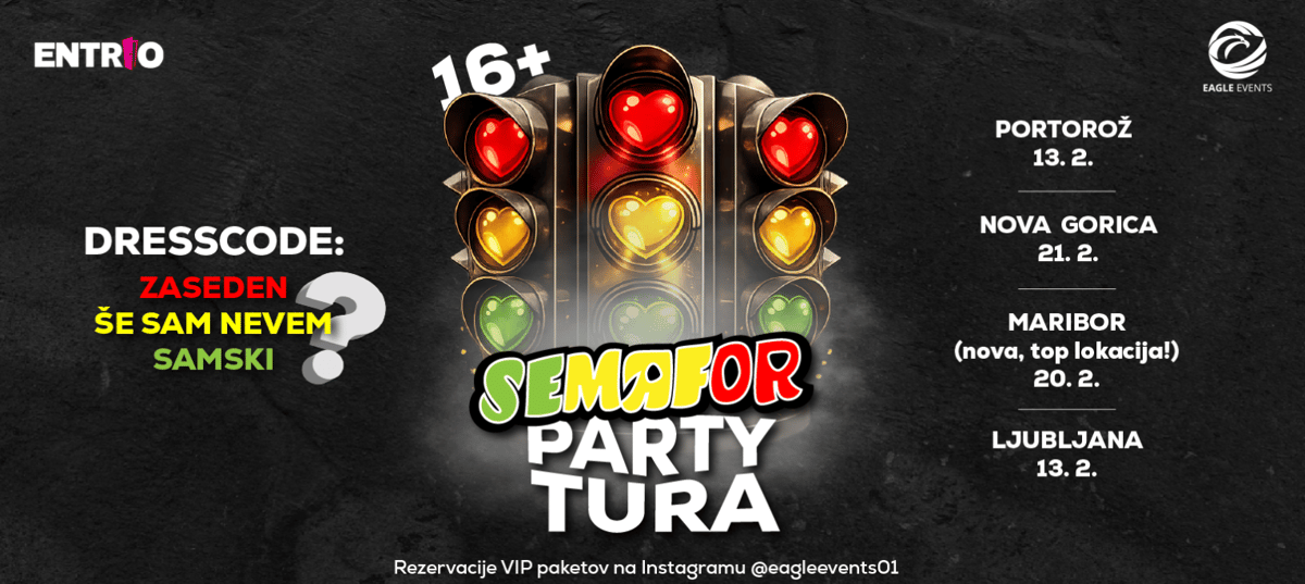 SEMAFOR PARTY // KLUB MARCO POLO // NOVA GORICA // 21.2.2026