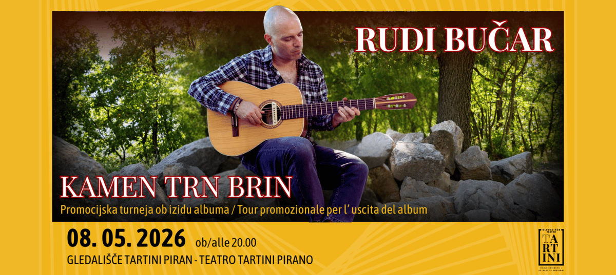 [RAZPRODANO] Rudi Bučar - Promocija albuma 'Kamen Trn Brin'