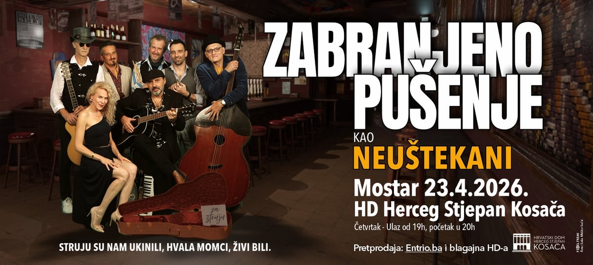 Zabranjeno pušenje kao Neuštekani @ Mostar