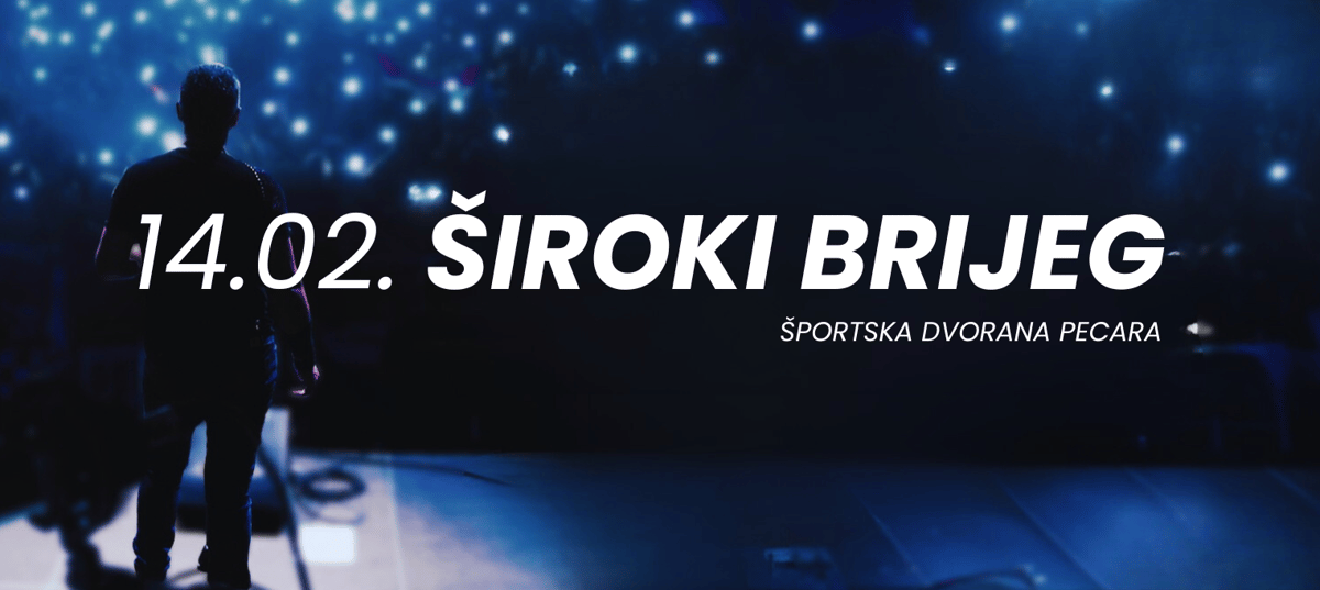 ŠIROKI BRIJEG - 14.02. - MARKO PERKOVIĆ THOMPSON