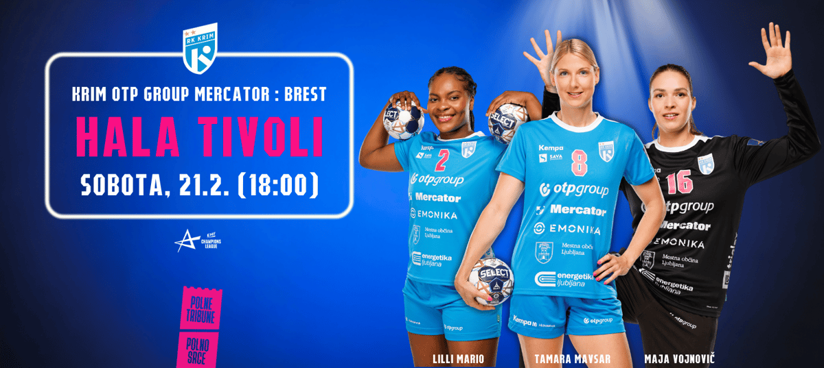 RK Krim OTP Group Mercator : Brest Bretagne (FRA)