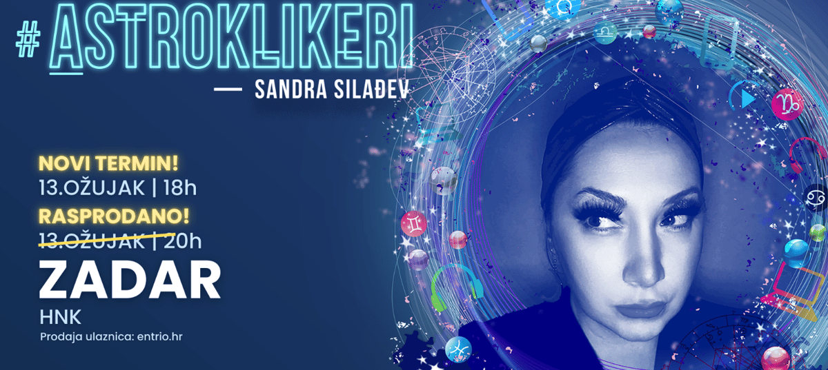 NOVI TERMIN u 18h! - Sandra Silađev: 