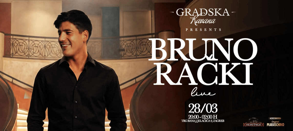 Gradska Kavana presents: Bruno Rački Live