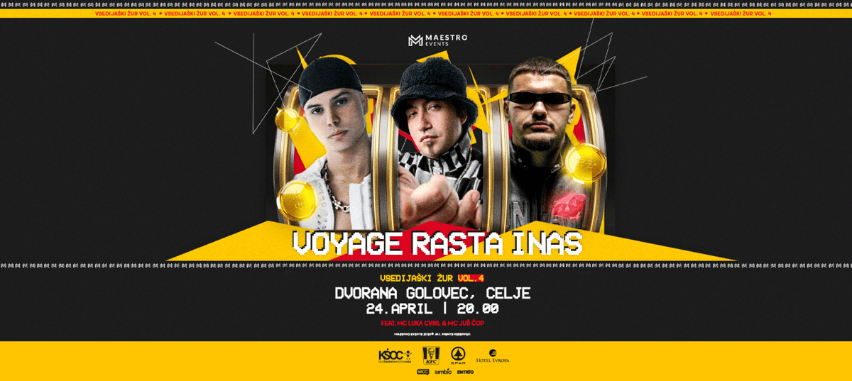 VSEDIJAŠKI ŽUR VOL.4 / VOYAGE x RASTA x INAS
