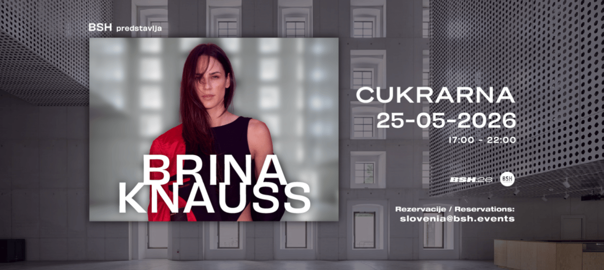 BSH presents Brina Knauss v Cukrarni Ljubljana