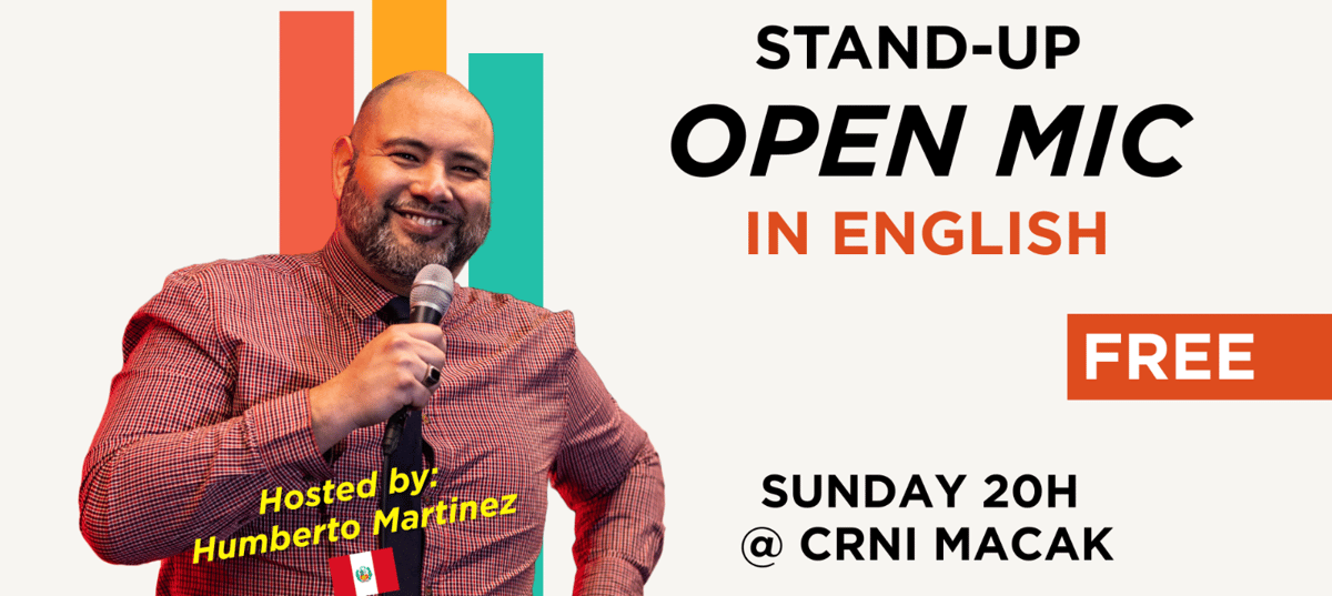 FREE English Stand-Up Open Mic