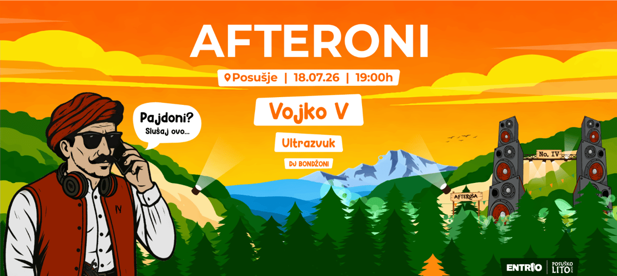 AFTERONI - VOJKO V // ULTRAZVUK // DJ STANKO BONDŽA