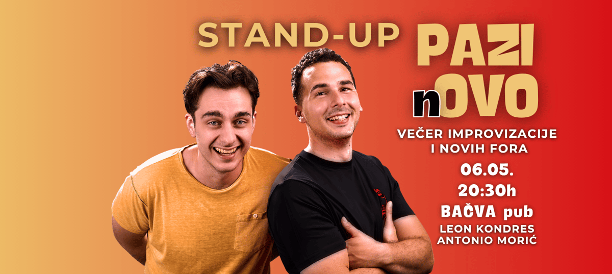PAZI nOVO: Stand-Up večer novih fora i improvizacije || URLAONA