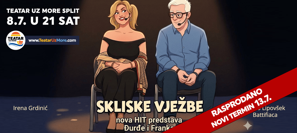 SKLISKE VJEŽBE, komedija, Split