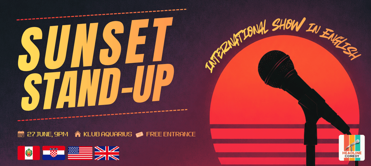 Sunset Stand-Up in English