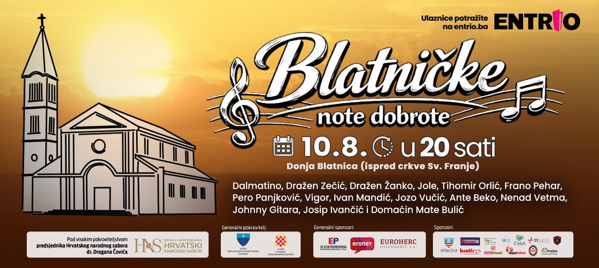 BLATNIČKE NOTE DOBROTE 2026
