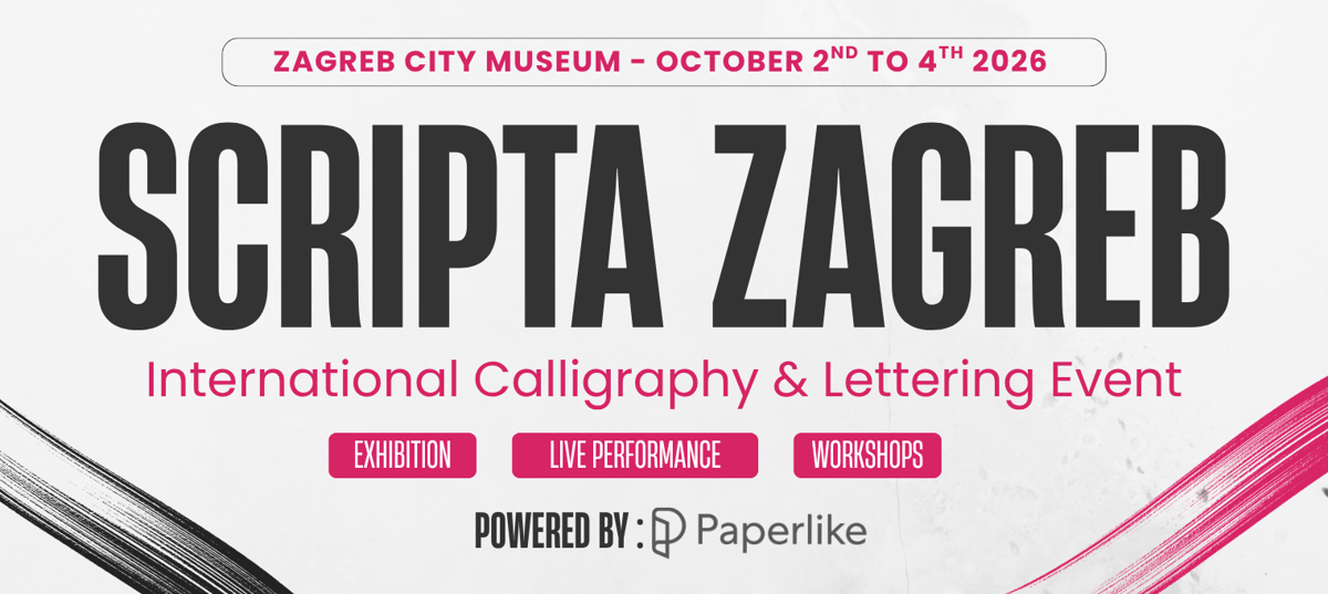 Scripta Zagreb Workshops – Calligraphy & Lettering Festival