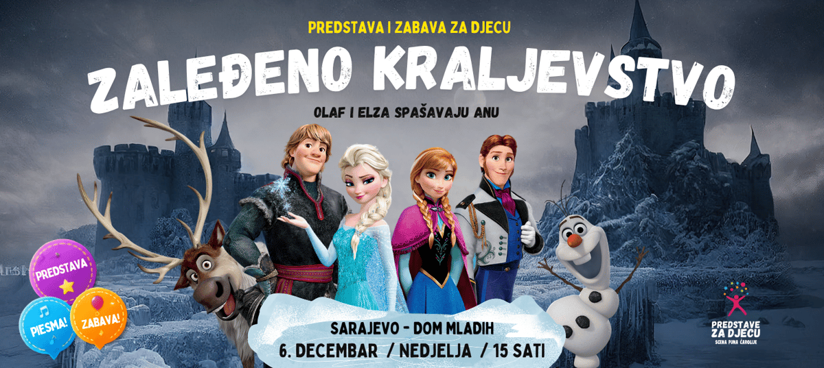 ZALEĐENO KRALJEVSTVO - OLAF I ELZA SPAŠAVAJU ANU