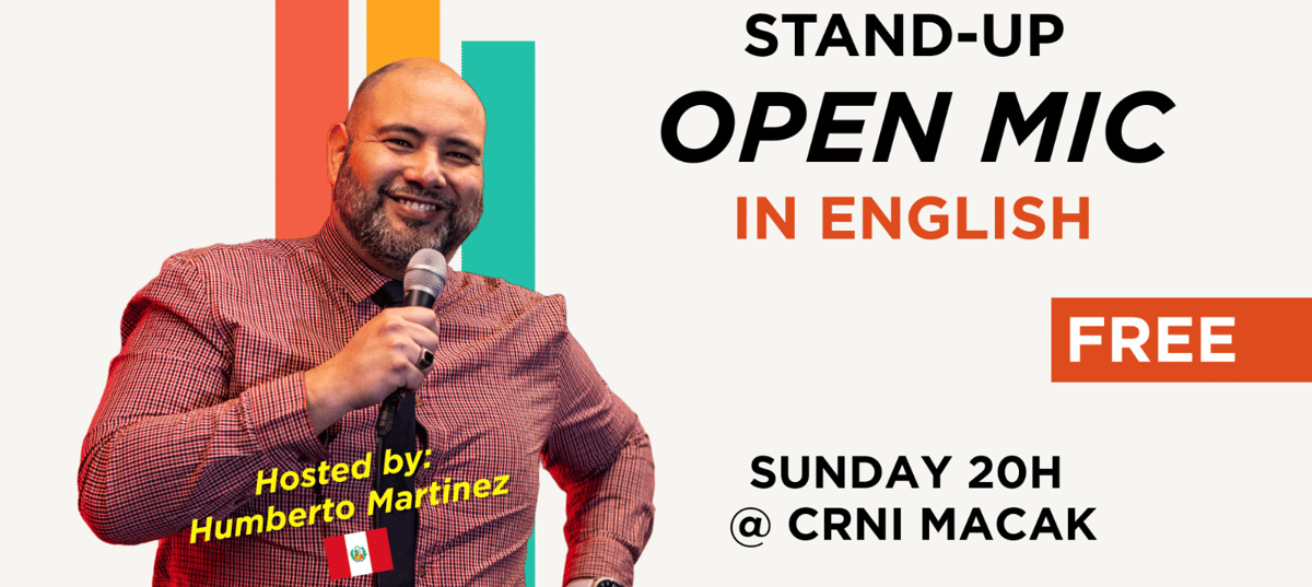FREE English Stand-Up Open Mic