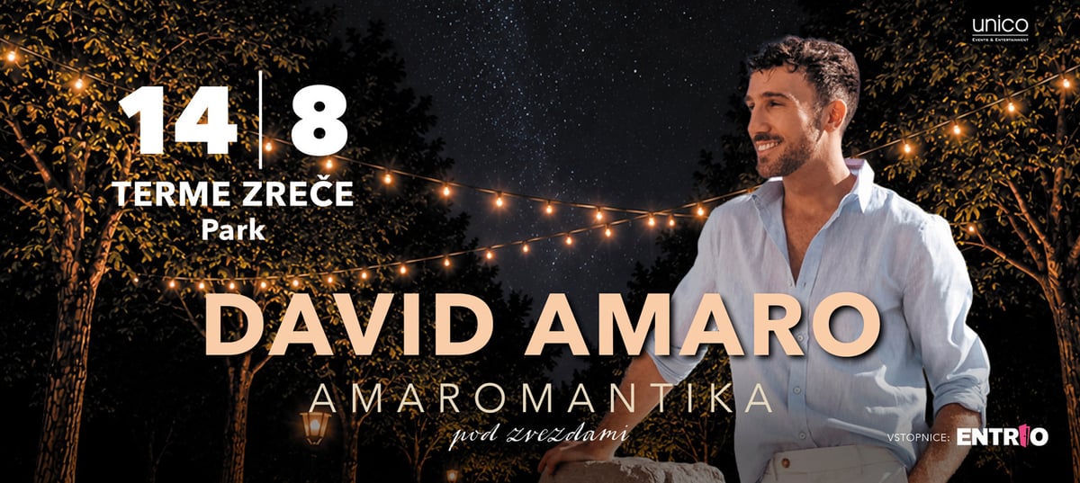 AMAROMANTIKA: DAVID AMARO POD ZVEZDAMI